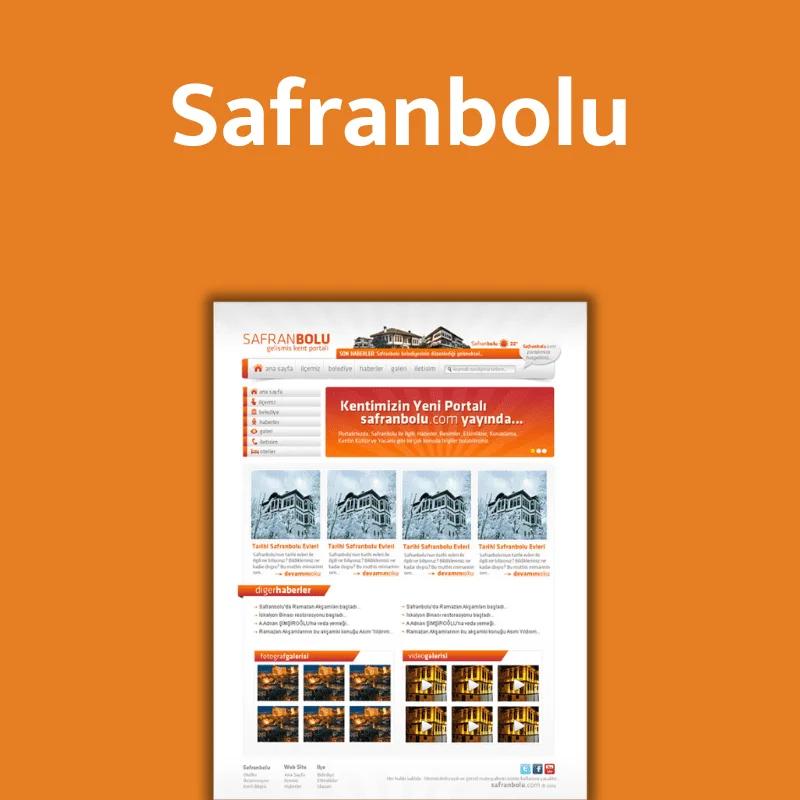 Webbdesign för Safranbolu