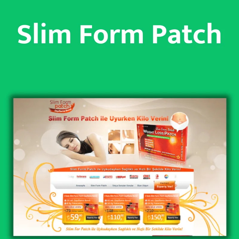 Webbdesign för Slim Form Patch
